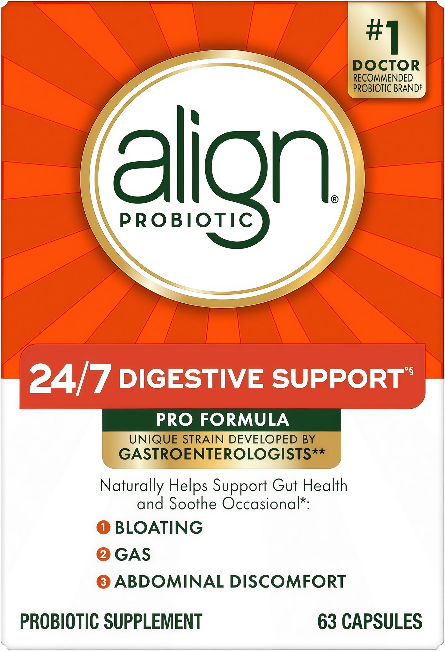 Align 24/7 Digestive Support*§ Probiotic Supplement